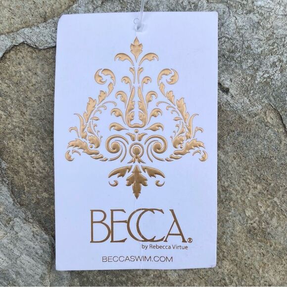 NWT New Becca Color Code Yellow Vanessa Twist Underwire Bra Swim Top L Beach - Picture 9 of 12